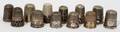 031293 ENGLISH  CONTINENTAL STERL  SILVER THIMBLES