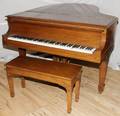 STEINWAY  SONS MAHOGANY BABY GRAND PIANO 1917