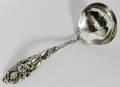 REED  BARTON LOVE DISARMED STERLING GRAVY LADLE