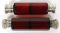 VICTORIAN RUBY GLASS DOUBLEENDED SCENT BOTTLES