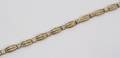 052243 10 KT TWO TONE GOLD  DIAMOND BRACELET L 7
