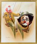 050197 S WILDER CLOWN ON SWING 24 X 20
