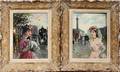 042242 FRANCOIS GEROME OILS ON CANVAS PAIR