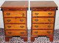 041335 GEORGIAN STYLE MAHOGANY BACHELORS CHESTS