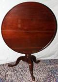 041331 MAHOGANY TILTTOP TABLE LATE 19TH C
