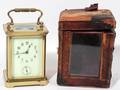 040200 FRENCH BRASS CARRIAGE CLOCK C 1900 4 3