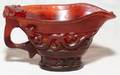 032237 CHINESE CARVED HORN CUP