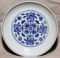 032234 CHINESE BLUE WHITE PORCELAIN DISH