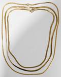 022289 14KT YELLOW GOLD NECKLACES LOT OF THREE