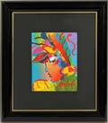 PETER MAX MIXED MEDIA ON PAPER