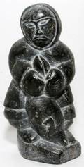 JOSEPHINE OF POVUNGNITULE INUIT STONE SCULPTURE