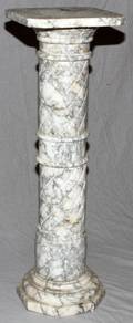 MARBLE PEDESTAL H 37