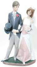 061337 LLADRO PORCELAIN FIGURE WEDDING H 11 12