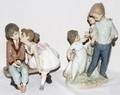 061328 LLADRO PORCELAIN FIGURES TWO H 8  10