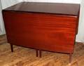 051320 WATERTOWN SLIDE CO MAHOGANY DROPLEAF TABLE