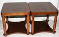 051321 BAKER FURNITURE COEMPIRE STYLE MAHOGANY TABLES