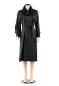 Ladies Black Burberry Classic Belted Trench Coat