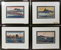 042275 GOYO WOODBLOCK PRINTS AFTER HIROSHIGE FOUR