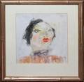 042248 JERZY RICHARD PASTEL PORTRAIT OF A WOMAN