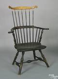 Pennsylvania painted combback windsor armchair ca 1770