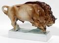 031391 ZSOLNAY HUNGARIAN PORCELAIN BISON H 5 12