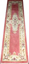 022326 CHINESE HAND WOVEN WOOL RUNNER 2 X 8