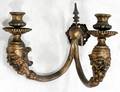 GILT METAL FIGURAL SCONCES CIRCA 1920 PAIR