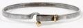 TIFFANY  CO STERLING  18KT GOLD BRACELET