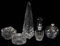 061369 WATERFORD  LENOX CRYSTAL GROUPING FIVE PIECES