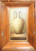 060313 W CAREY OIL ON CANVAS 16 X 8 WATER JUG
