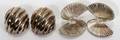 052338 TIFFANY  CO STERLING EARCLIPS TWO PAIRS