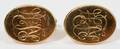 052334 14KT YELLOW GOLD CUFFLINKS PAIR 150 GRAMS