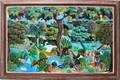 052304 HAITIAN OIL ON BOARD SIGNED SYLVAIN 30 X 48