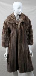 051380 GRAY MINK FULLLENGTH COAT SULLIVAN ROLLINS