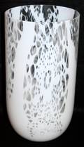 050260 ITALIAN MURANO SPATTER GLASS VASE H 14