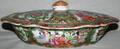 041420 CHINESEROSE MEDALLION PORCELAIN COVERED DISH