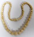 041395 CHINESE CARVED IVORY BEAD NECKLACE 16
