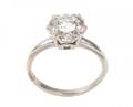 Ladies Diamond Cluster Ring Circa 1950s