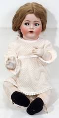 030337 BISQUE HEAD BABY DOLL H 24