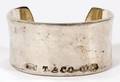 TIFFANY  CO STERLING 1837 CUFF BRACELET