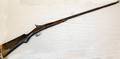 ANTIQUE WOOD HALF STOCK RIFLE BBL