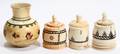 061418 INDIAN IVORY THREAD WINDERS 3  A BULBOUS JAR