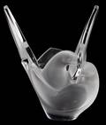 060347 LALIQUE SYLVIE CRYSTAL VASE H 8