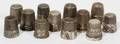 051414 AMERICAN  ENGLISH STERLING  SILVER THIMBLES