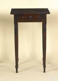 Maine Sheraton painted pine one drawer stand ca 1830