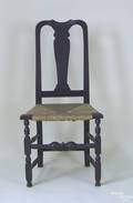 New England Queen Anne cherry dining chair ca 1750