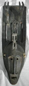 040327 AFRICAN WOOD MASK 19TH C 36