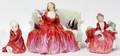 040292 ROYAL DOULTON PORCELAIN FIGURES THREE 4  6