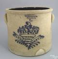 New York stoneware crock