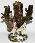 CONTINENTAL PORCELAIN FIGURAL SPILL VASE